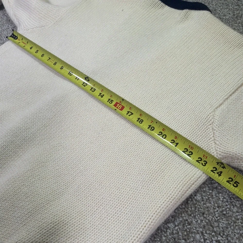 Vintage Polo Ralph Lauren 90s Striped Wool Cardigan XL Crest Logo